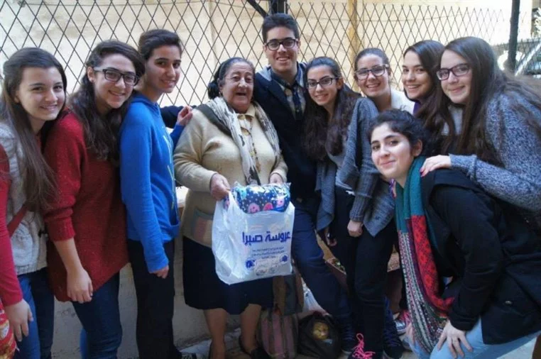 SABIS students cooperates with BASSMA