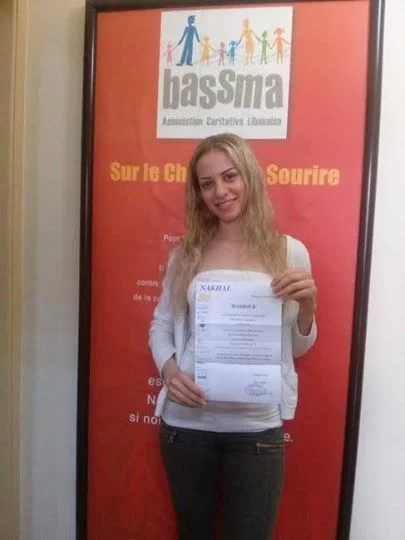 BASSMA's Winner at the T-Smiles shirts stand - ABC Dbayeh