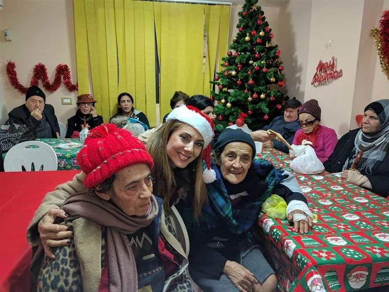 Elderly Christmas Lunch at Bassma Smile Restaurant 
