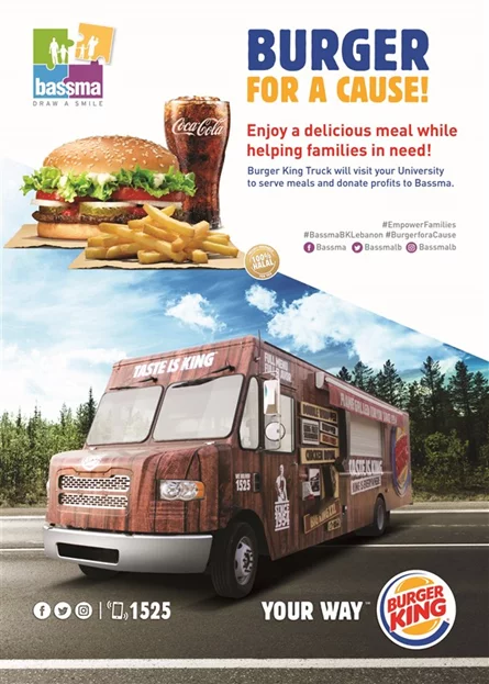 Burger for a Cause campaign