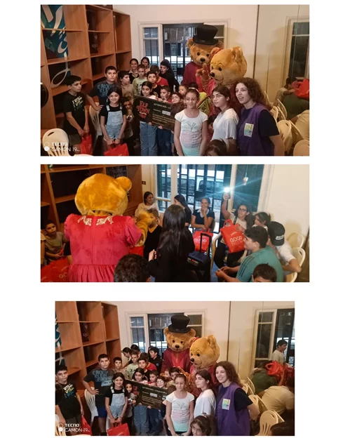 Elf Town Team visit to Bassma's center