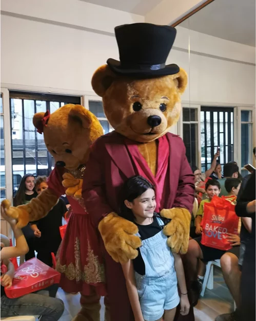 Elf Town Team visit to Bassma's center