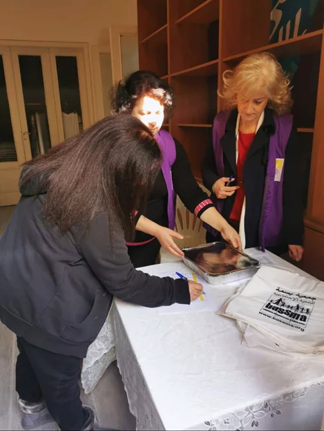 New Year's Distribution at Bassma