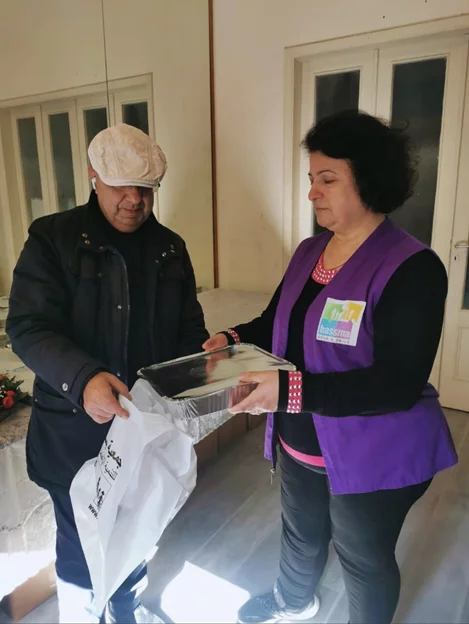 New Year's Distribution at Bassma