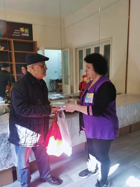 New Year's Distribution at Bassma