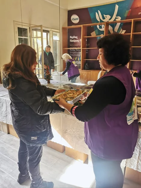 New Year's Distribution at Bassma
