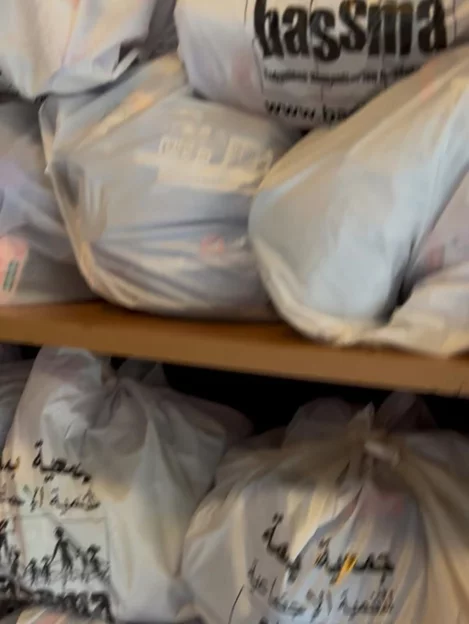 Aid Distribution to families
