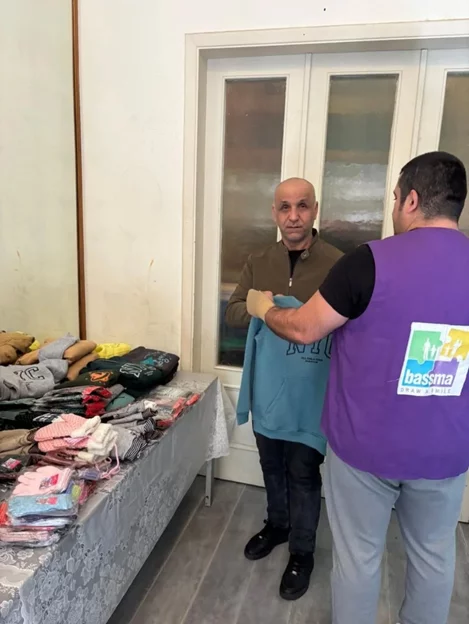 Aid Distribution to families