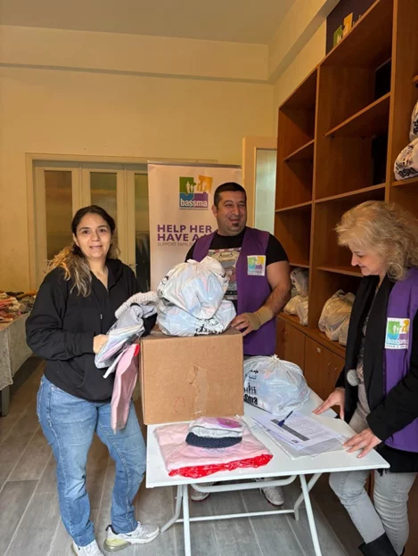 Aid Distribution to families