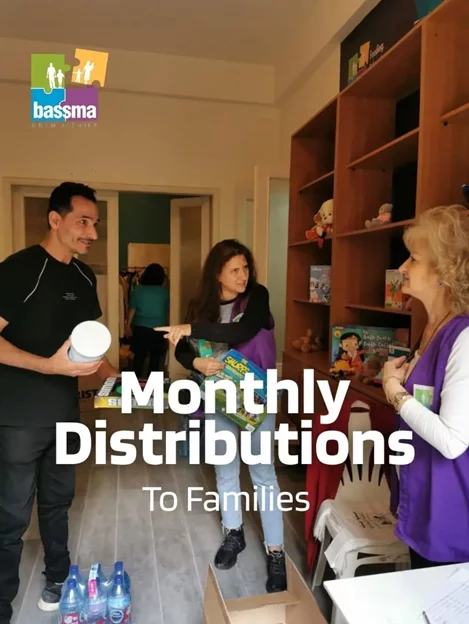 Monthly Distributions to families