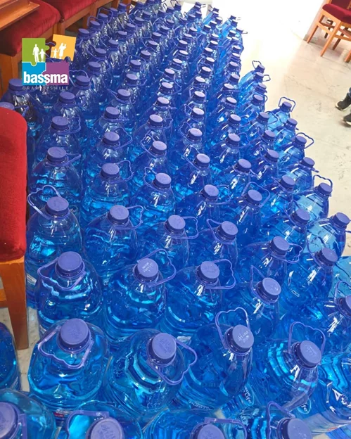 A typical distribution day at BASSMA