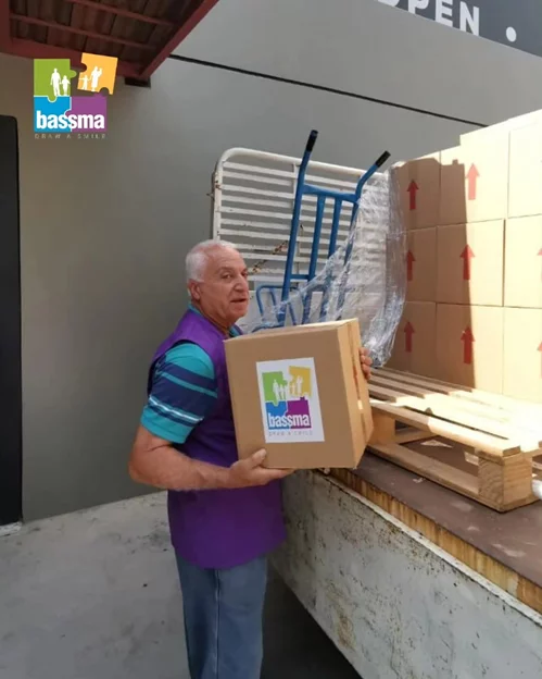 A typical day at the BASSMA Warehouse