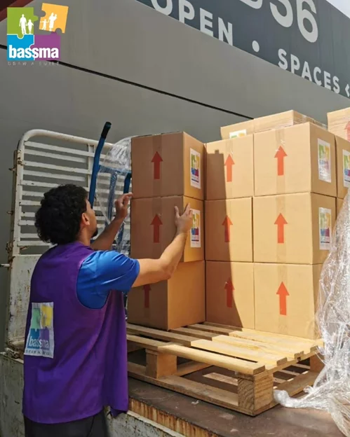 A typical day at the BASSMA Warehouse