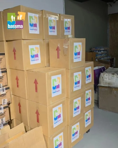 A typical day at the BASSMA Warehouse